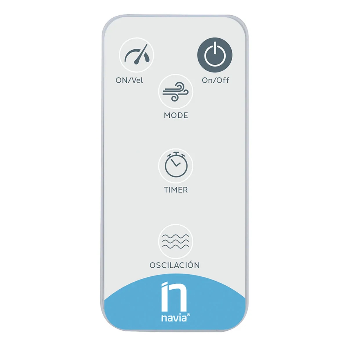 Ventilador de Torre Navia VTN-004 48" 45W / 3 Vel Blanco/Negro ALBY9*