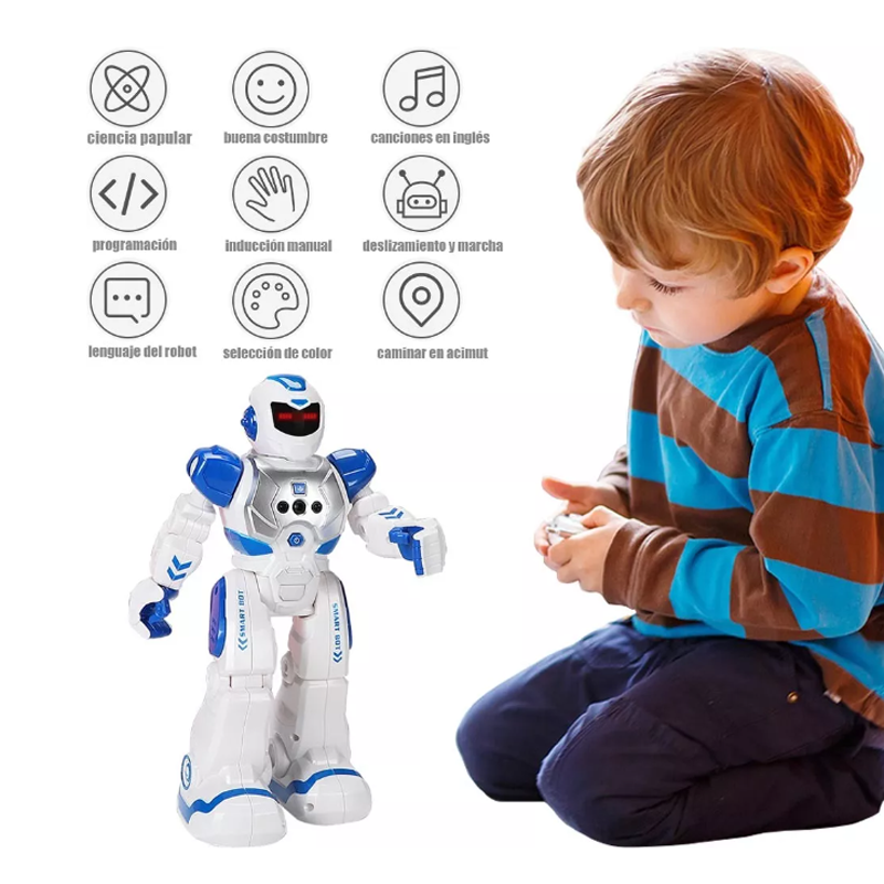 Robot Inteligente Control Remoto Juguete Educación Didáctico.