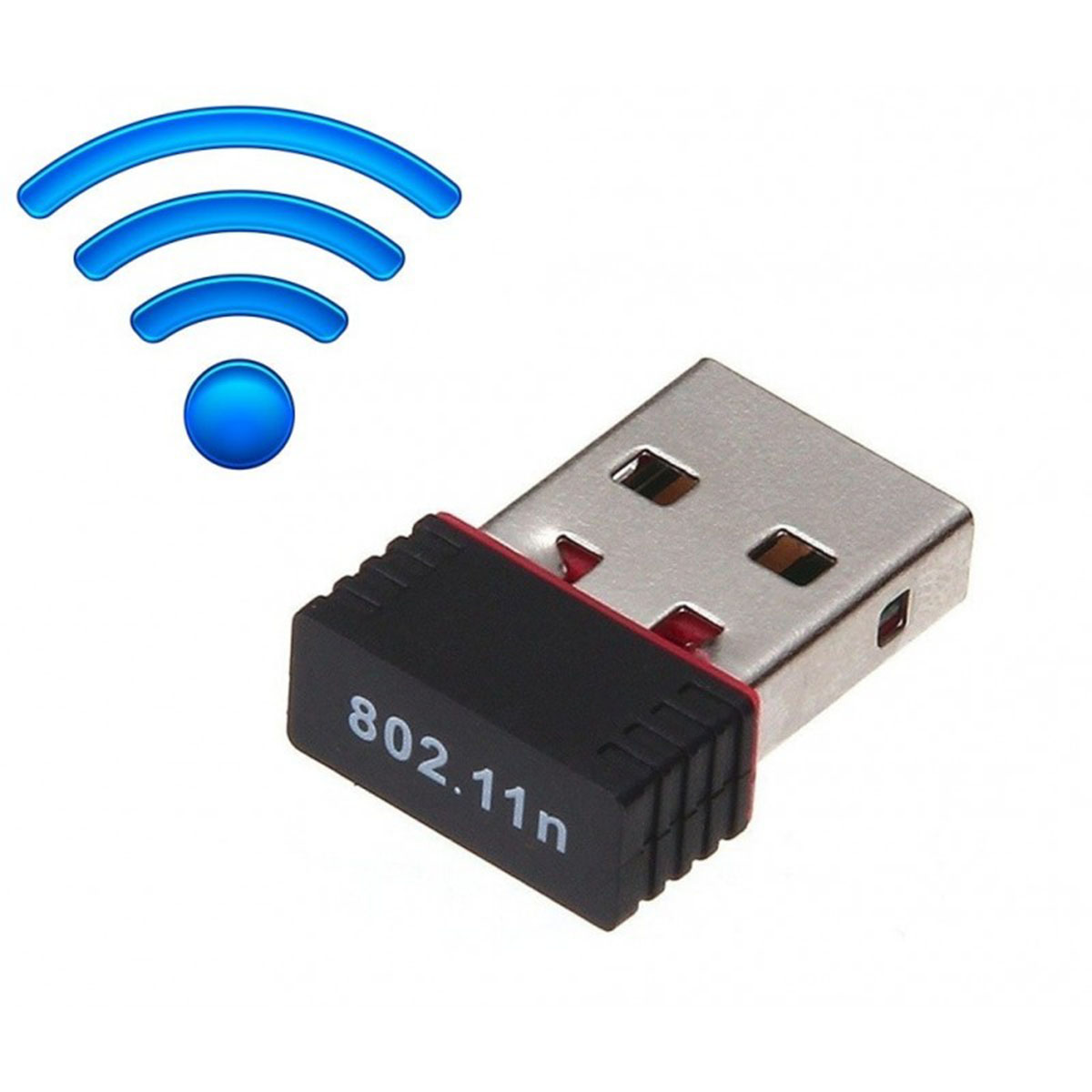 Mini Adaptador USB Inalámbrico WiFi 85 Mbps Dongle.