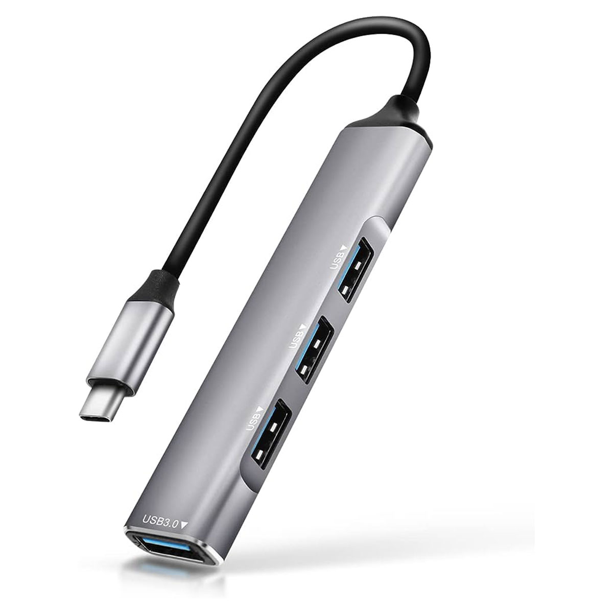 Hub USB 3.0 Tipo C 4 Puertos.