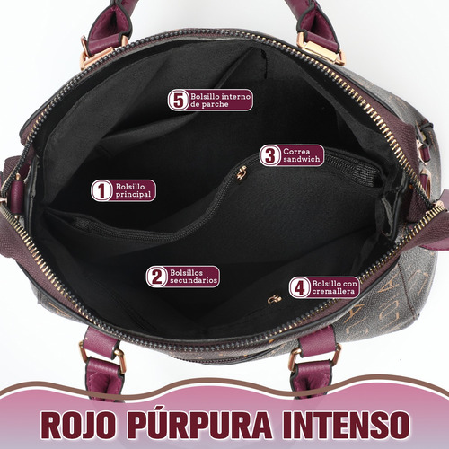 Bolso De Hombro Con Estampado Crossbody Para Mujer