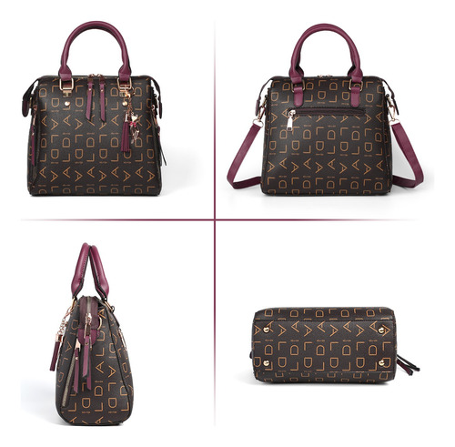 Bolso De Hombro Con Estampado Crossbody Para Mujer