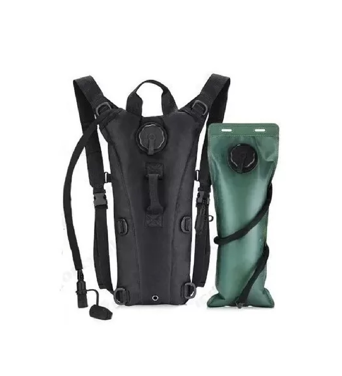 Mochila Hidratante Bolsa Agua 3l Ciclismo Negra
