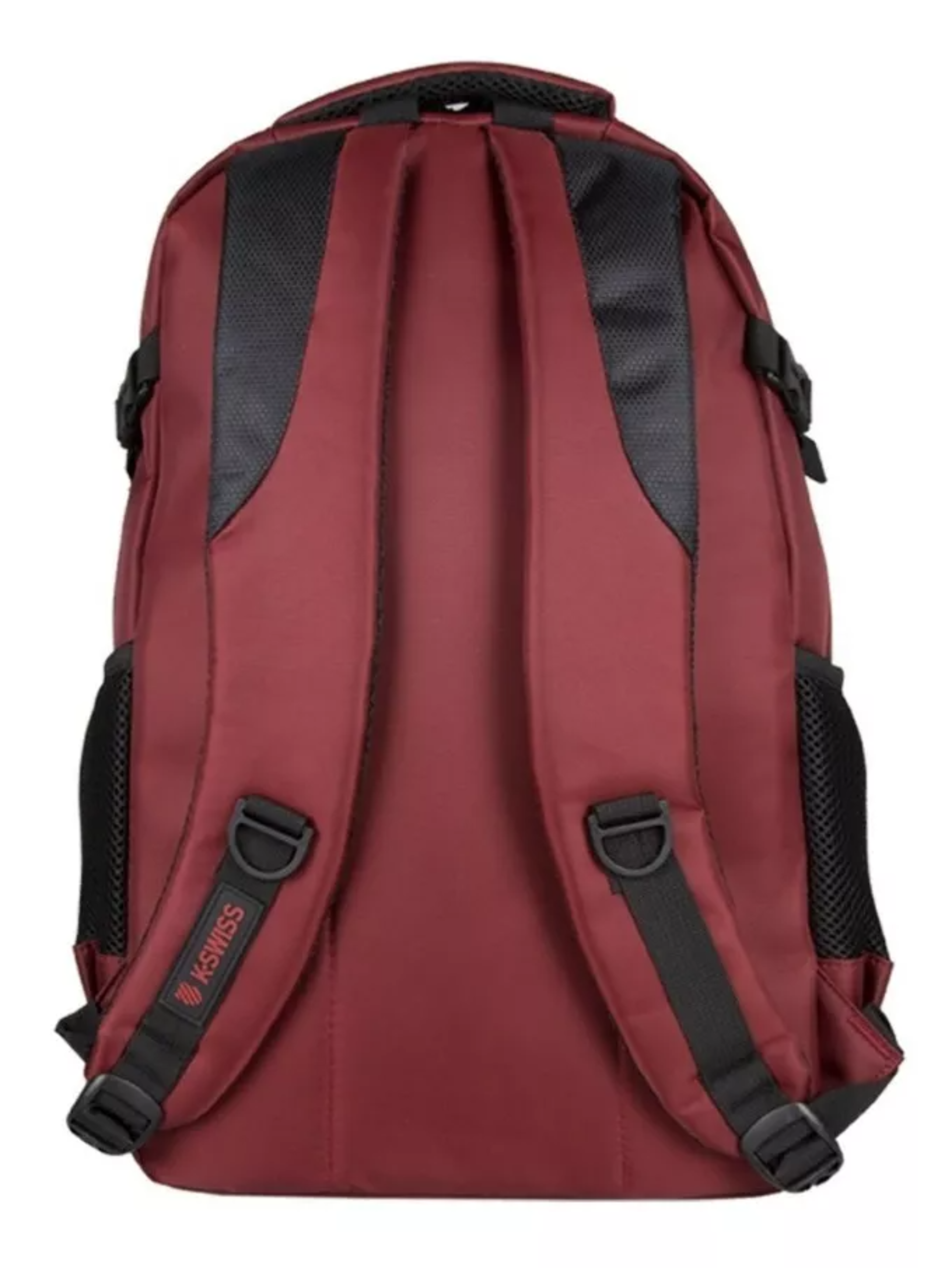 Mochila K-swiss Jhon Color Negro Diseño de la tela Liso.
