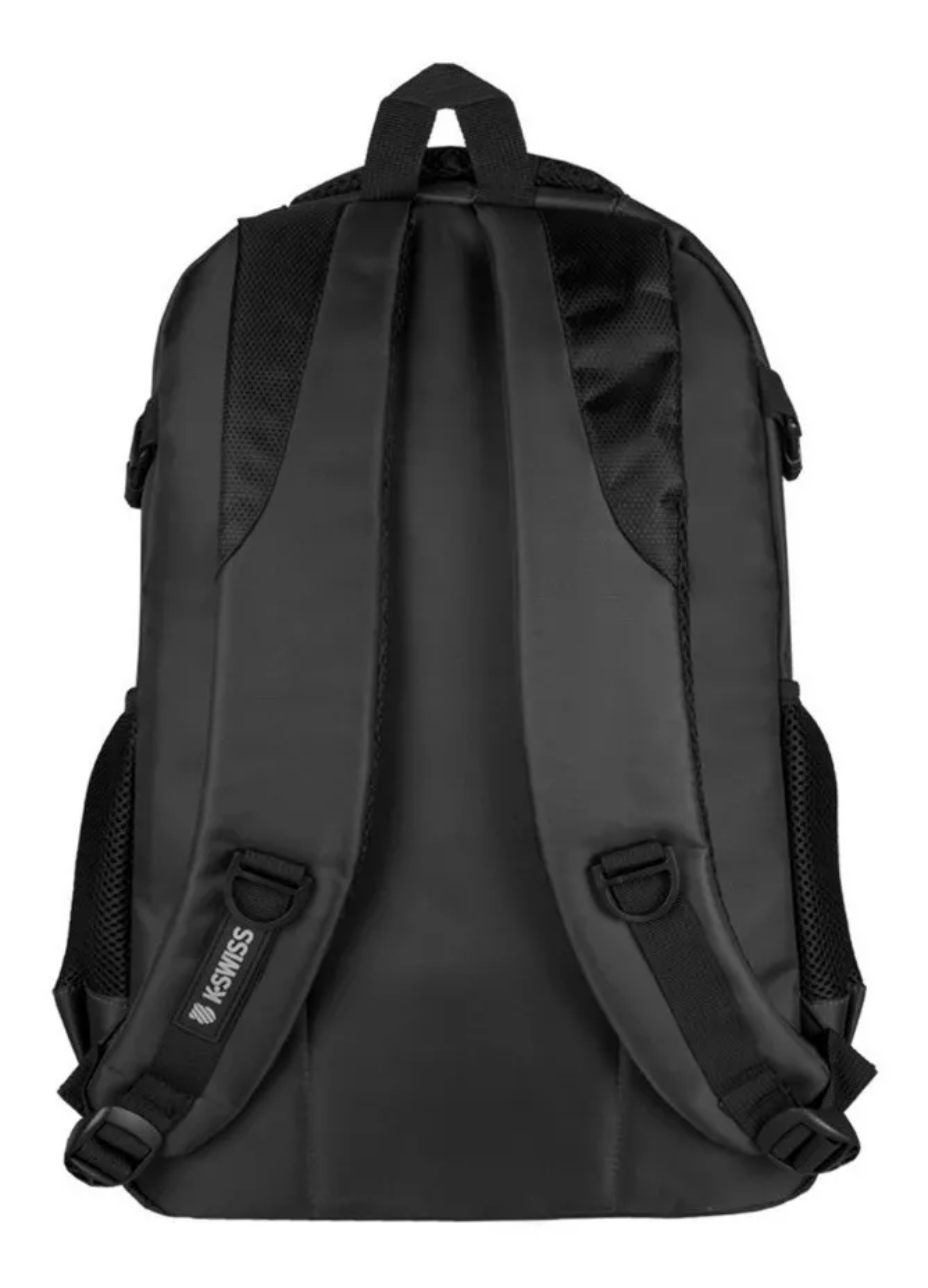 Mochila K-swiss Jhon Color Negro Diseño de la tela Liso.