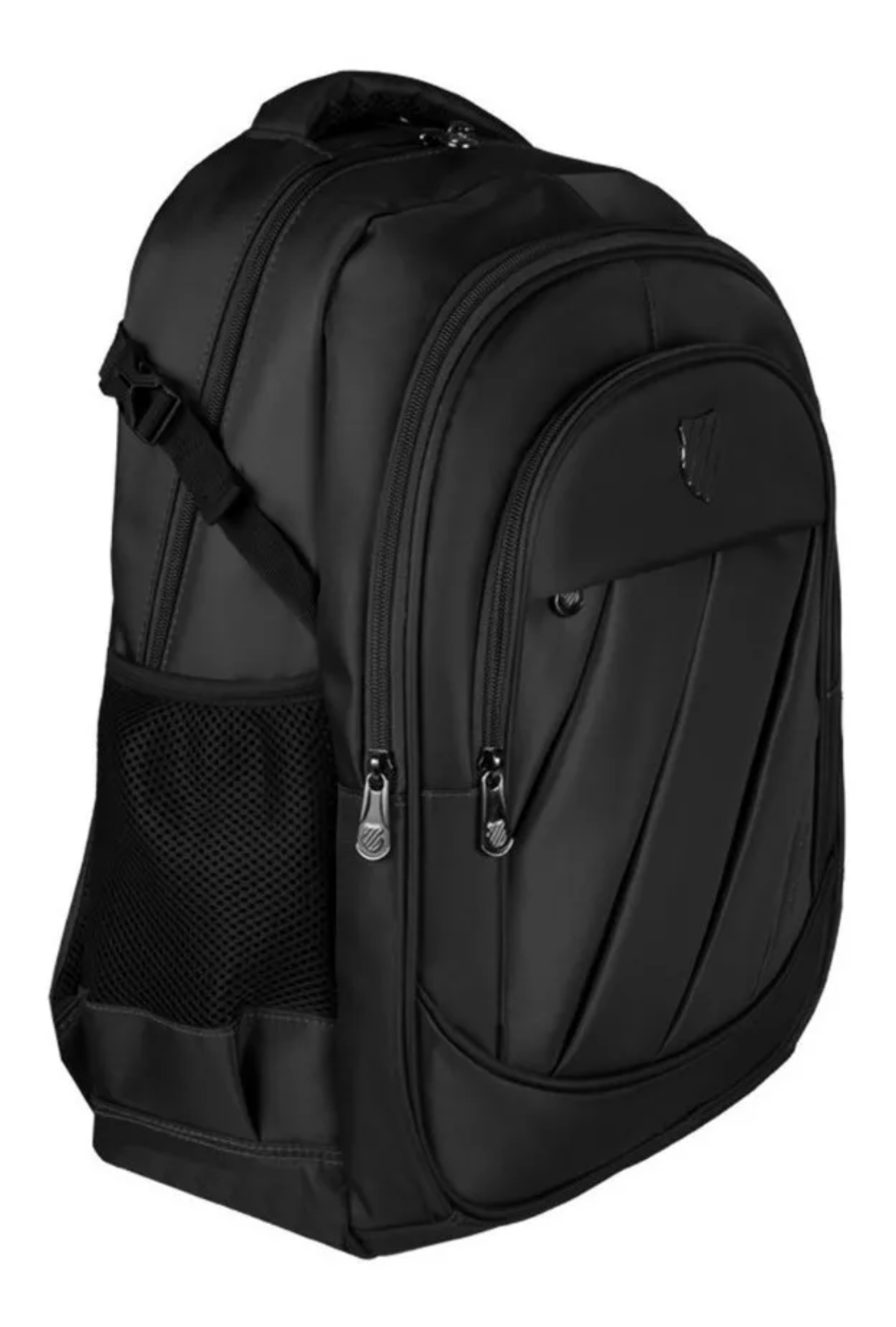 Mochila K-swiss Jhon Color Negro Diseño de la tela Liso.