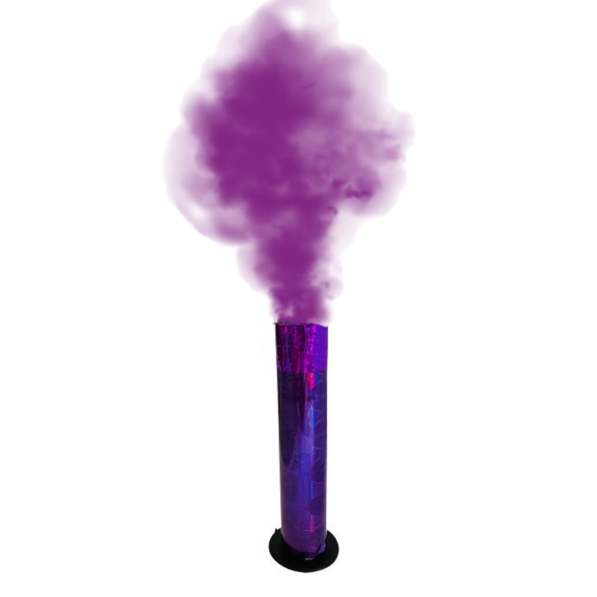 Vengala de humo color morado celebración fiesta cumple 1pz.
