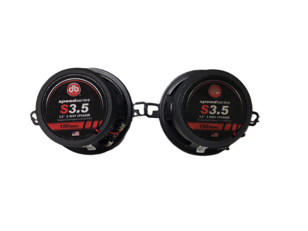 Bocinas Coaxiales DB Drive S3.5 40W RMS 3.5 Pulgadas 4 Ohms 2 Vías.