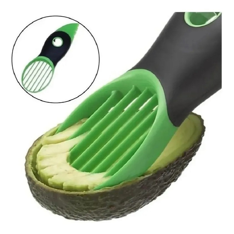 Cortador De Aguacate 3 En 1 Pelador Rebanador Juliana Cocina