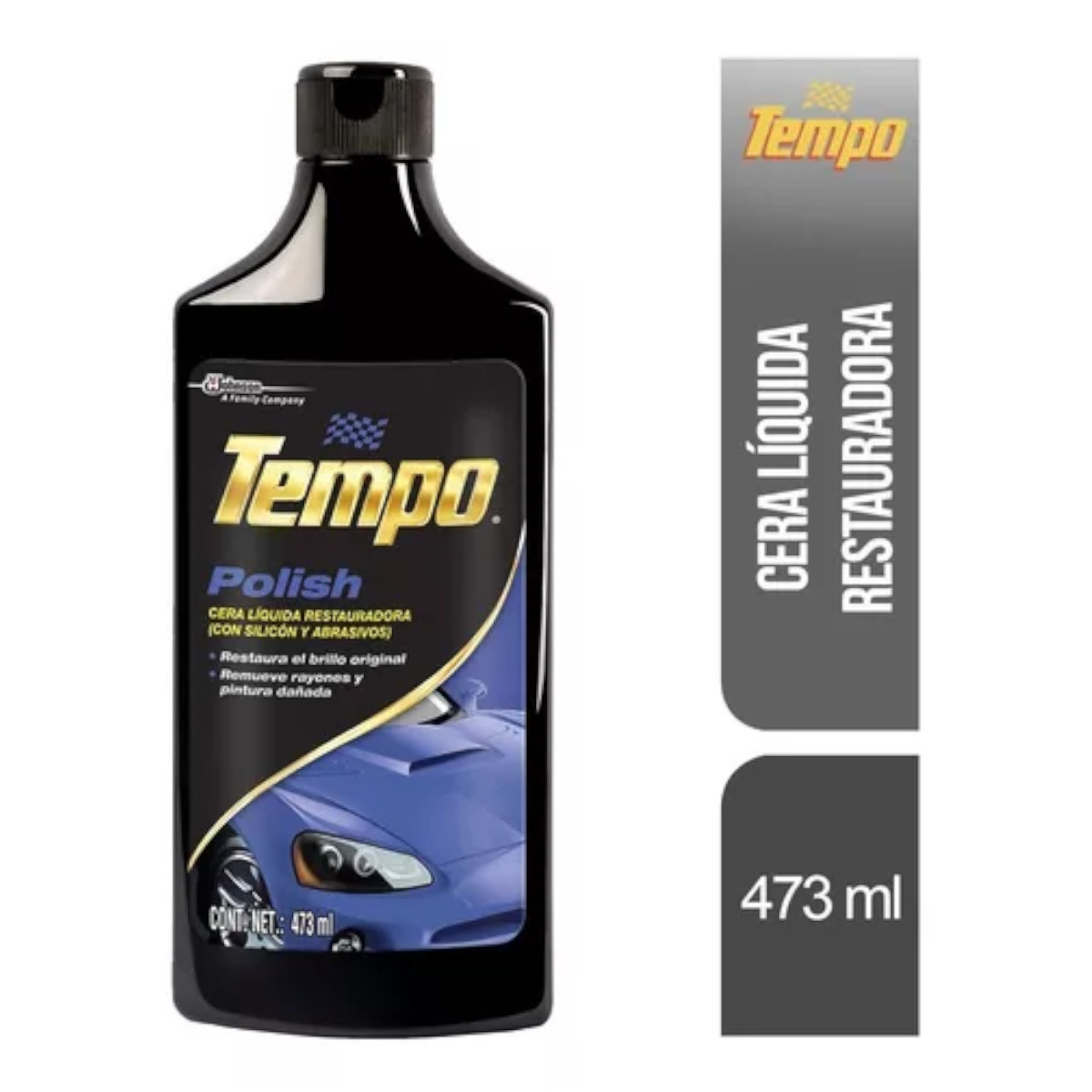 Cera Líquida restauradora Polish Tempo 473ml remueve rayones.