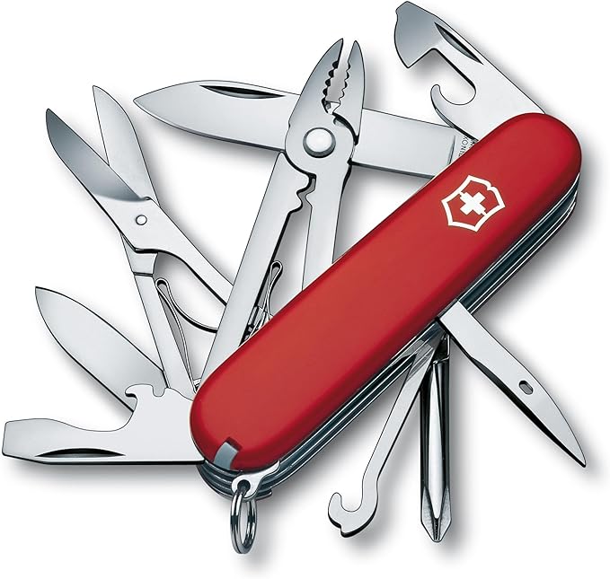 Victorinox Deluxe Tinker para 17 Usos, Rojo.