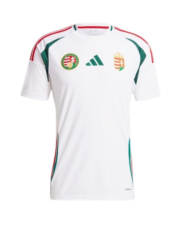 Nuevo! Jersey Hungria Eurocopa 2024/2025 Visita Blanca Talla L.