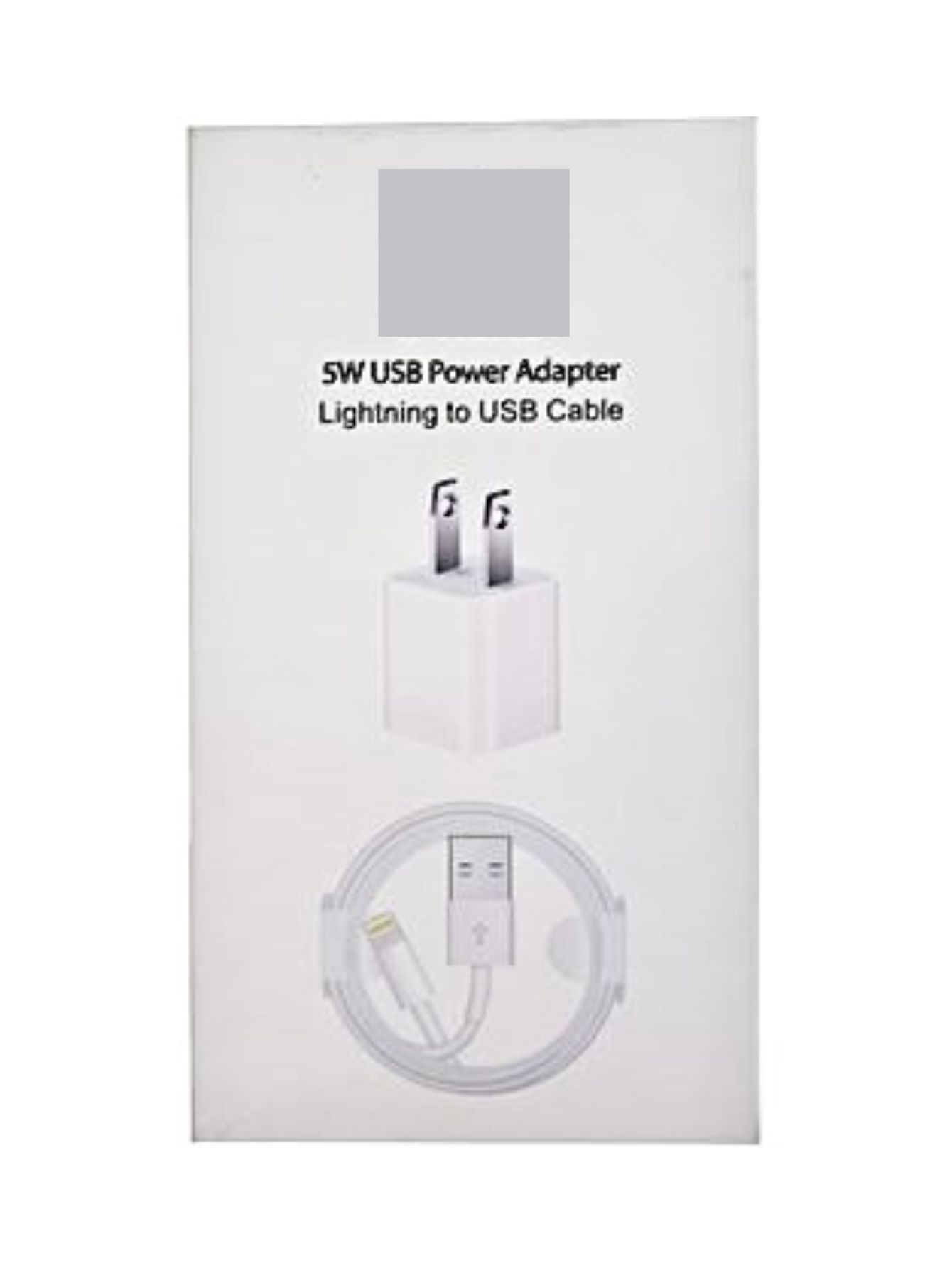 Combo Cargador 5w compatible con Iphone IOS