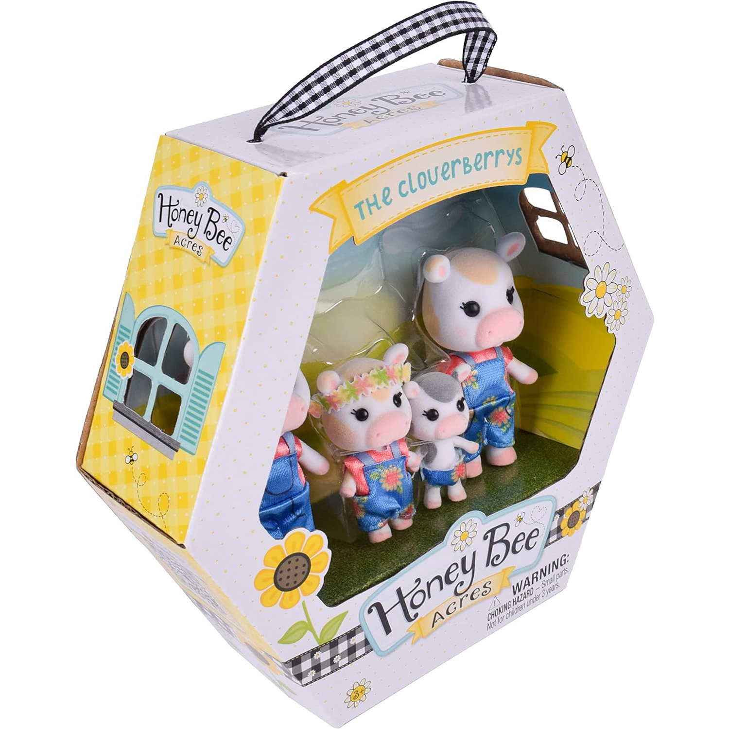 Sunny Days Entertainment Honey Bee Acres The Cloverberrys Cow Family Familia de Vaquitas.