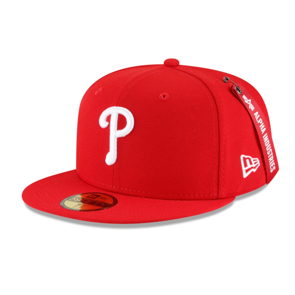 Gorra New Era Philadelphia Philies talla 7 Alpha Industries Rojo 60194103.