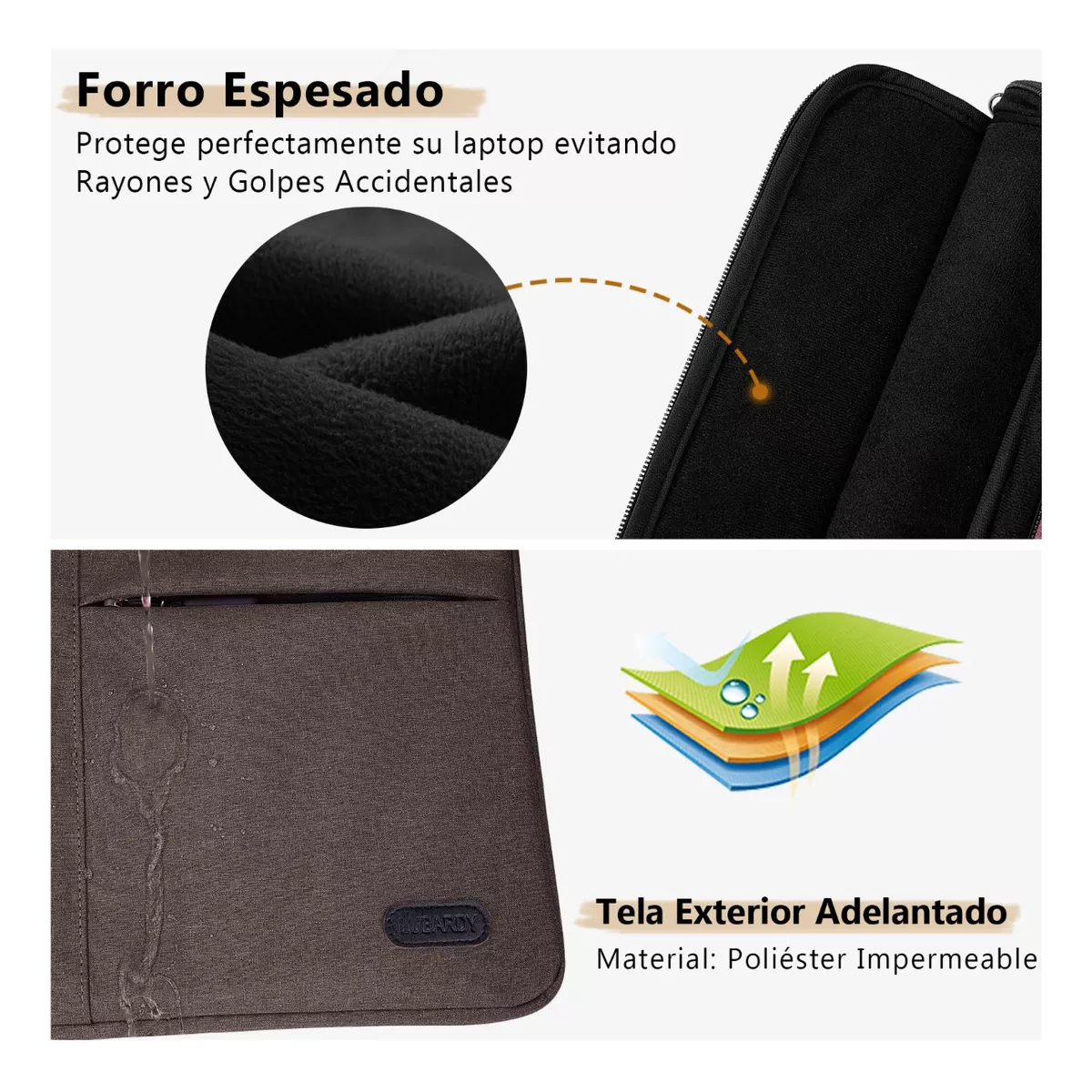 Funda Protectora Laptop Bolsa Portátil Protector De Laptop