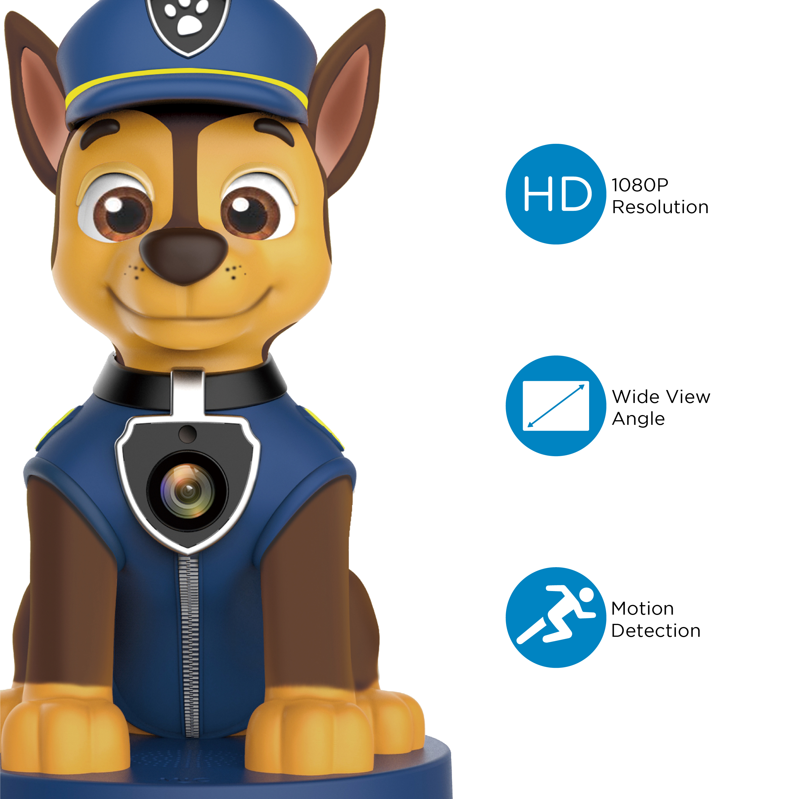 Camera De Seguridad  Monitor HD PAW Patrol Chase Con Visón Nocturna.