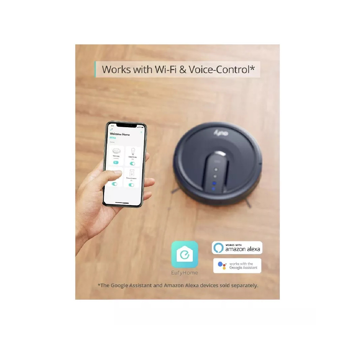 Aspiradora Robot EUFY ROBOVAC 25C WiFi control App 1500Pa.