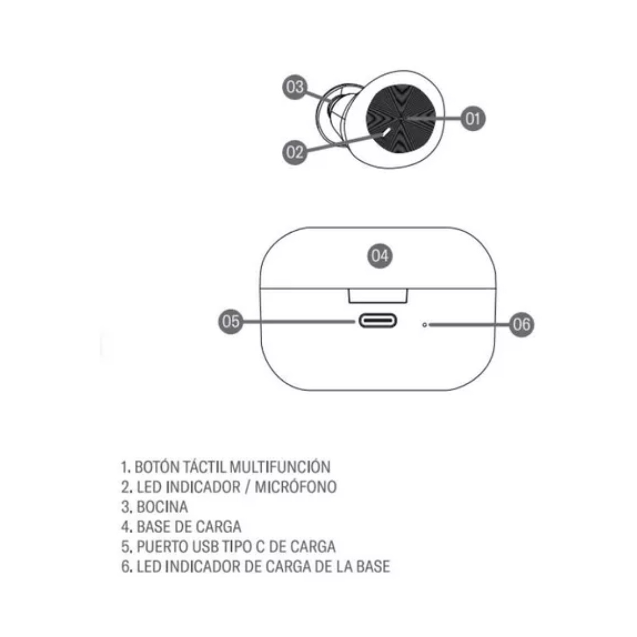 Audífonos in-ear inalámbricos Billboard Soul Track Earbuds vino