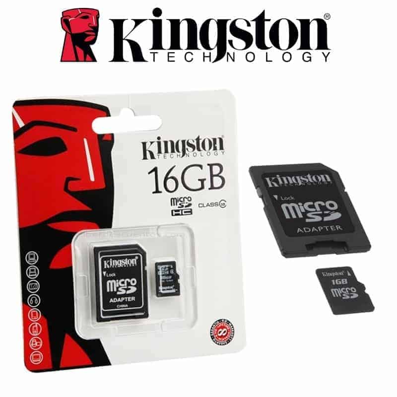 Tarjeta de memoria con adaptador SD 16G.