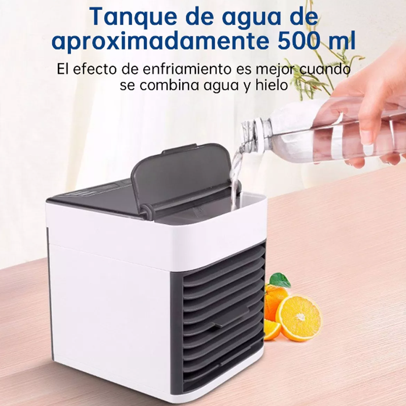 Mini Portátil Usb Pequeño Aire Enfriador De Aire Acondiciona Color Blanco