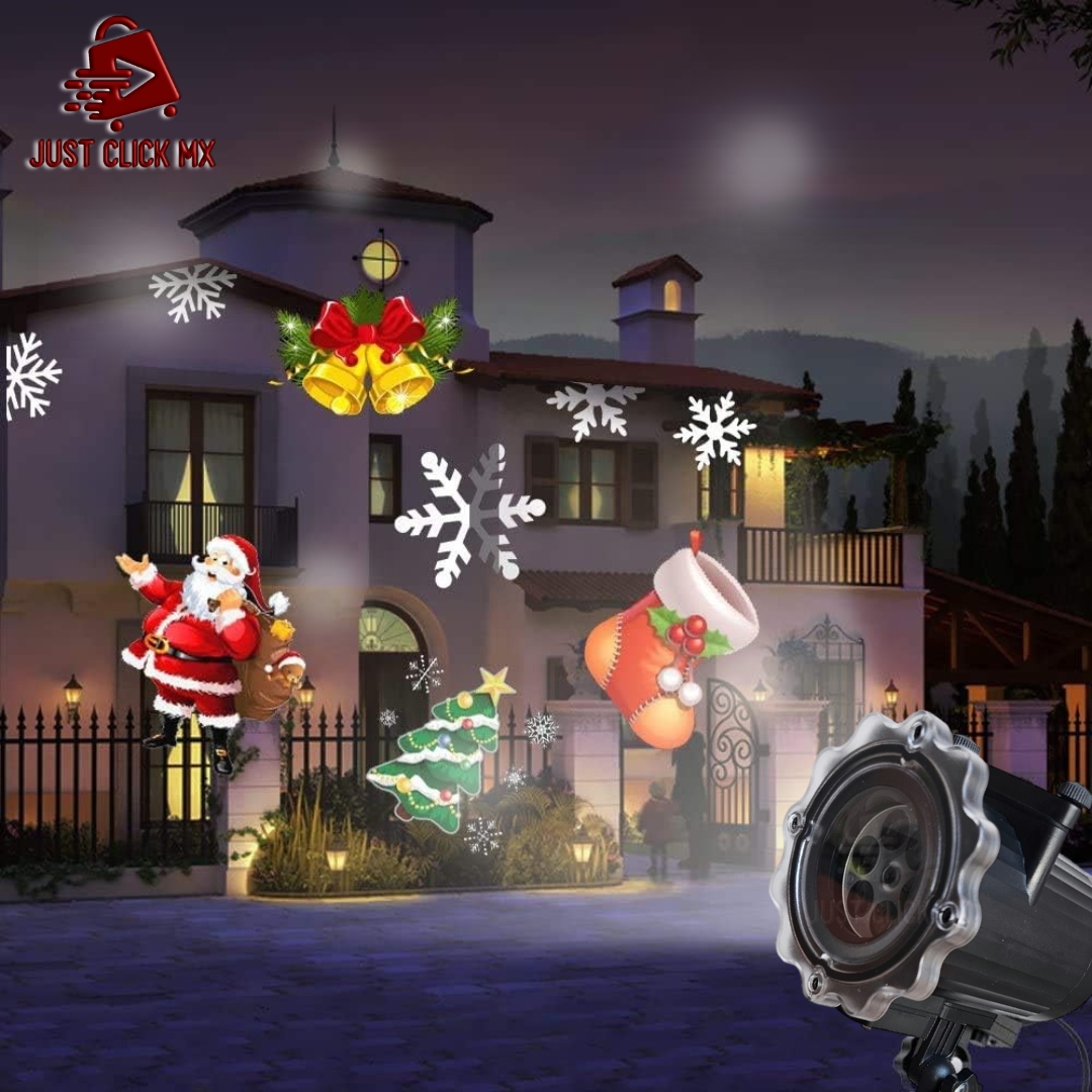 Proyector LED 12 Modos Fiestas de Temporada