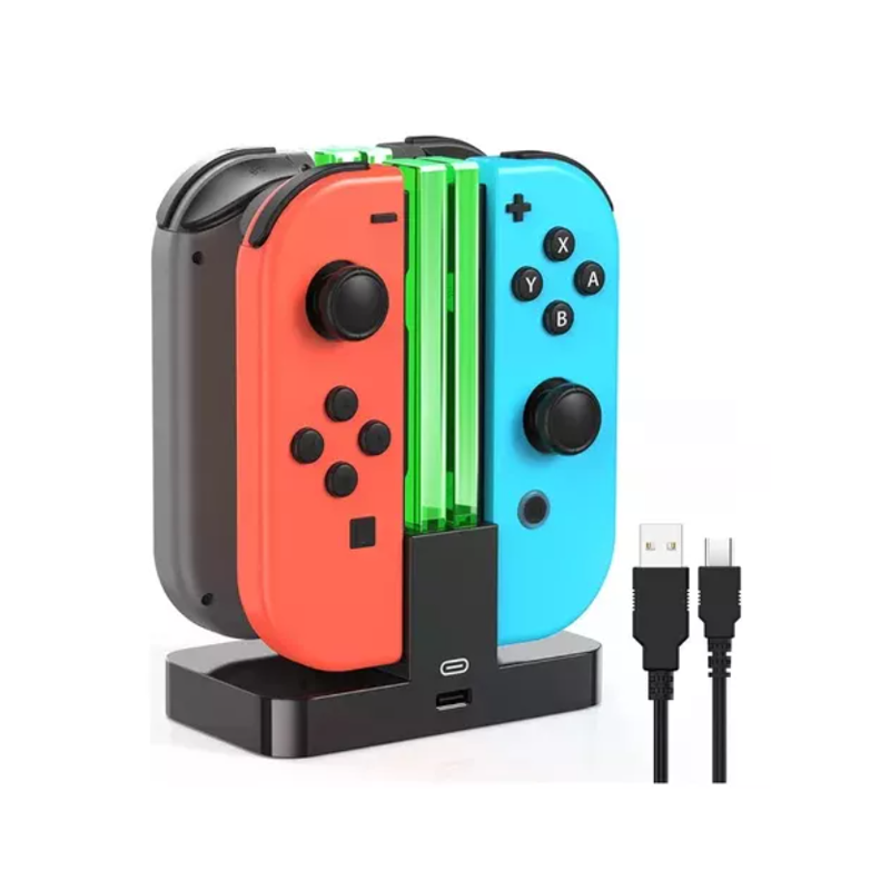 Cargador Para Mando Nintendo Switch Joycon Agarre De Carga.