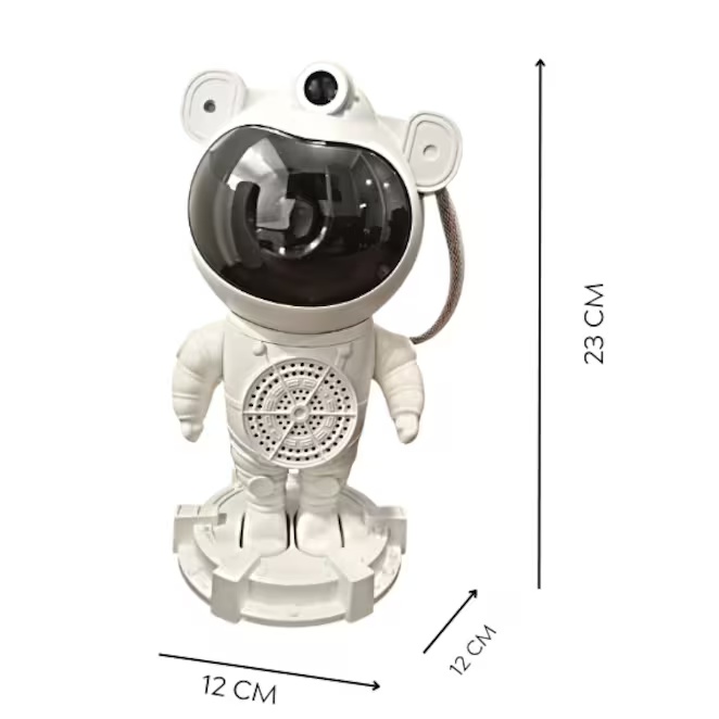 Lampara Bocina Bluetooth Proyector LED Astronauta