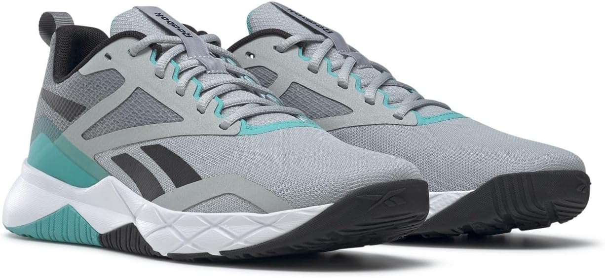 Grey reebok best sale