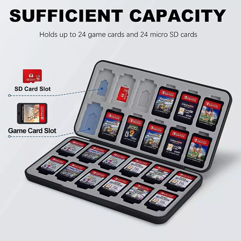 Funda De 24 Tarjetas De Juego Para Nintendo Switch Oled