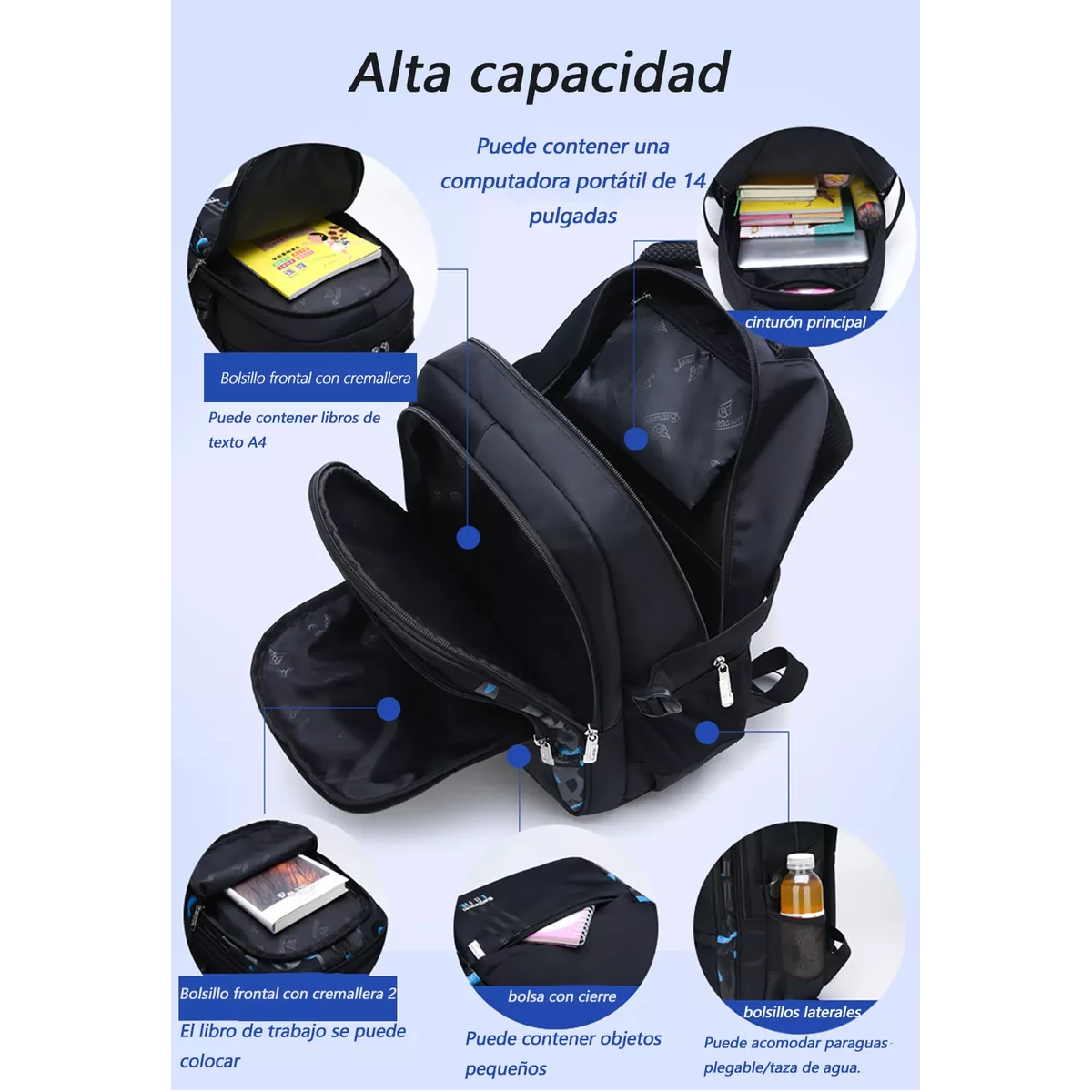 Mochilas Escolares Para Niños Y Niñas, Mochila Impermeable Para Estudiantes.