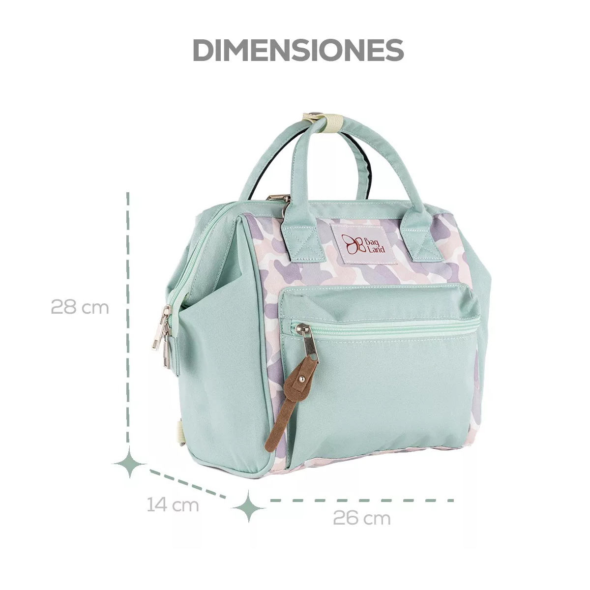 Mochila Pañalera De Mano Multiusos Para Artículos De Bebés.