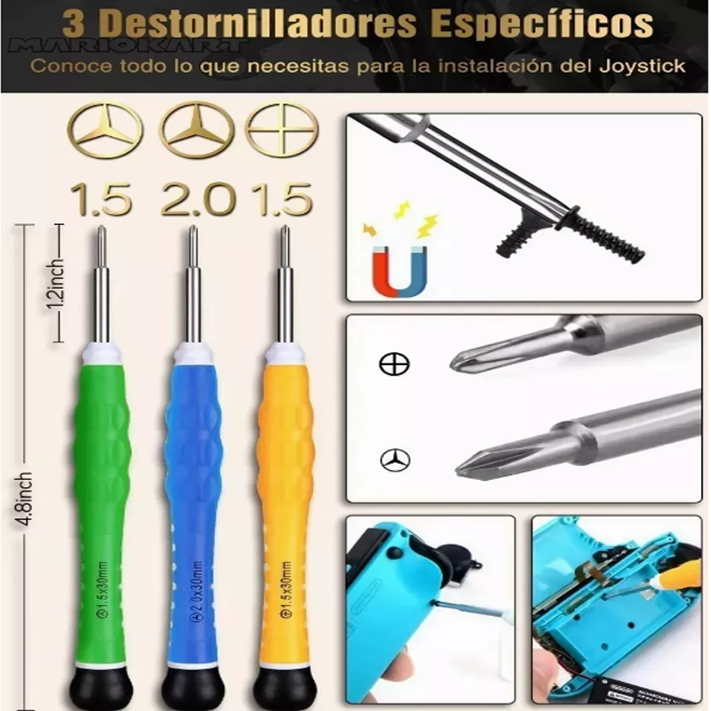 Herramientas De Reparación Y Repuestos Para Nintendo Switch