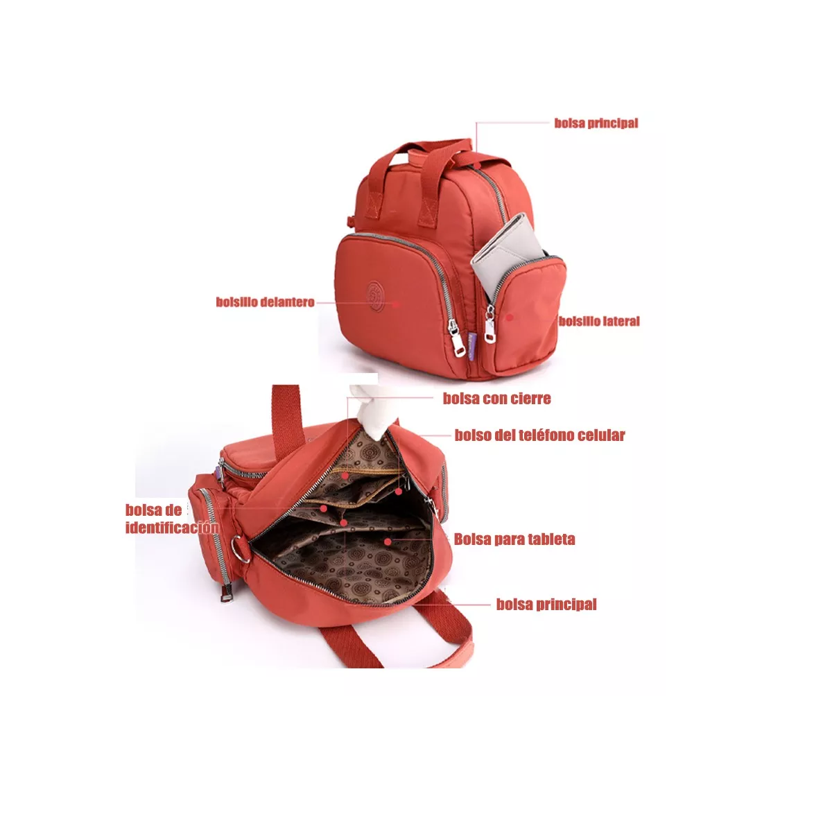 Mochila De Moda Para Mujer Bolsas De Hombro Bolsa Informal