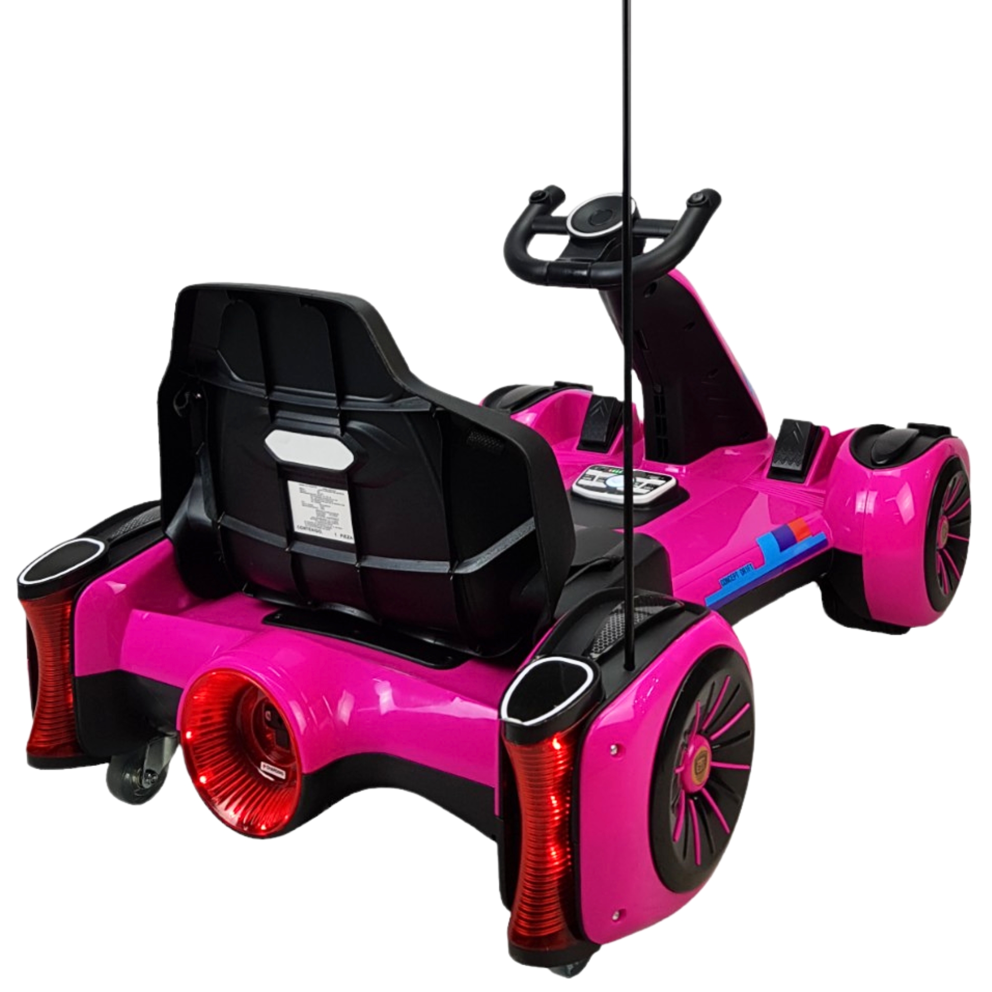 Go Kart Montable Electrico Control Remoto Luz y Sonido 12V - ROSA.