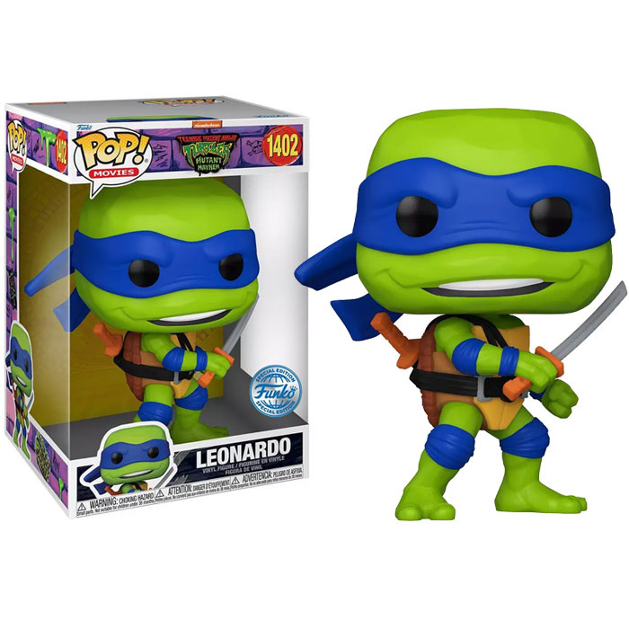 Nuevo! Funko Pop Gigante Tortugas Ninja Leonardo 10 Pulgadas #1402.