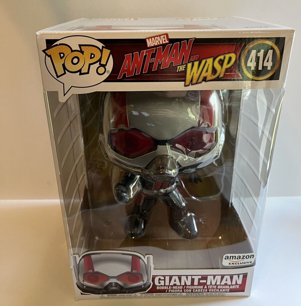 Nuevo! Funko Pop Gigante Ant Man Avengers 10 Pulgadas #414.