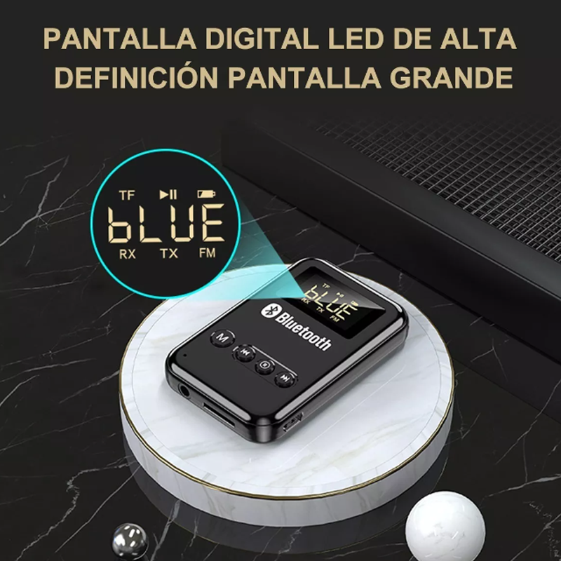Transmisor receptor Lcd Bluetooth 5.0 Para Pc Tv Altavoces