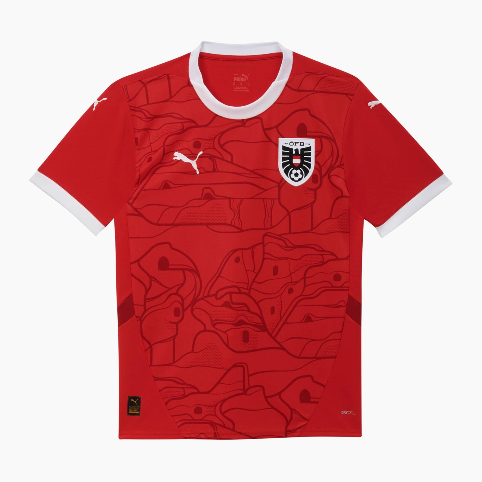 Nuevo! Jersey Austria Eurocopa 2024/2025 Titular Local Roja Talla S.