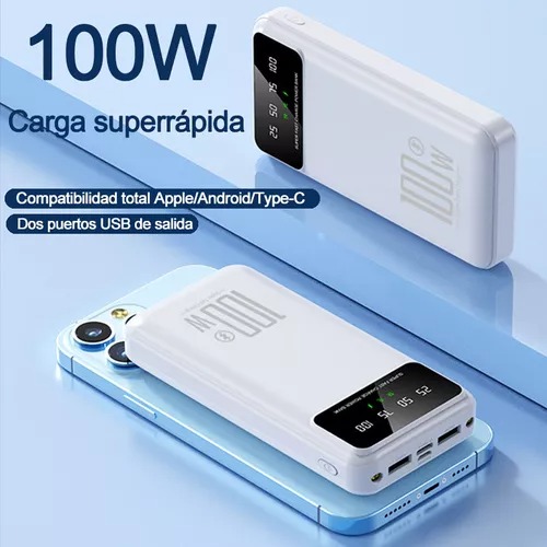 Power Bank Saiviek Kj-k70 20000mah Batería Externa 20w Carga Rapida.