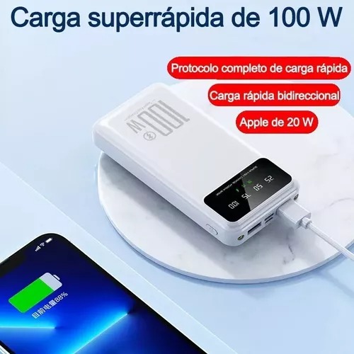 Power Bank Saiviek Kj-k70 20000mah Batería Externa 20w Carga Rapida.