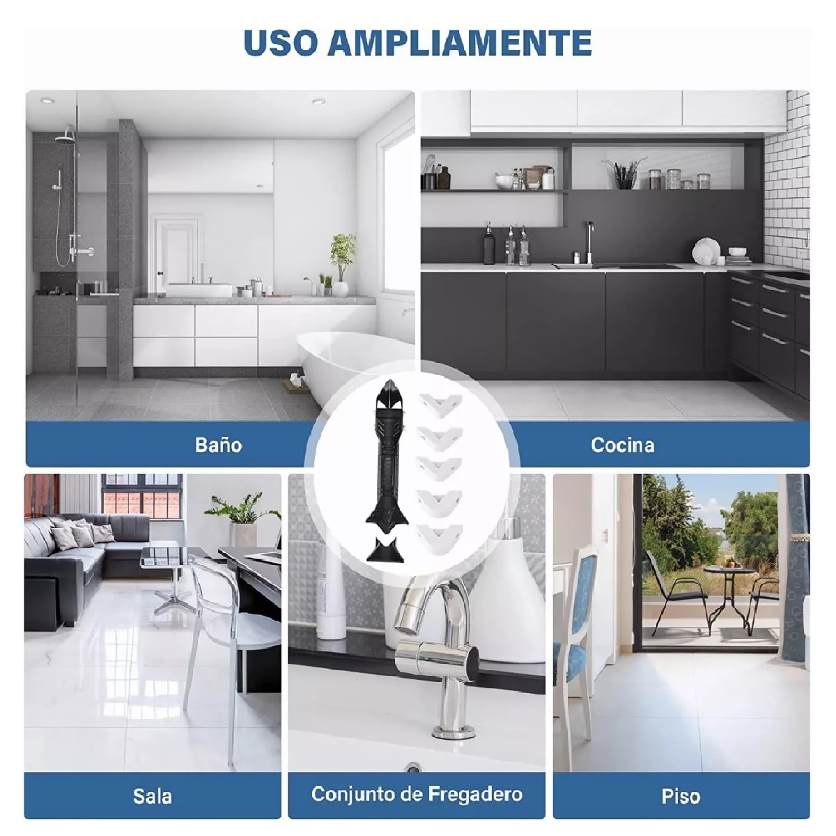 Set Herramientas De Calafateo De Silicona 35 Piezas