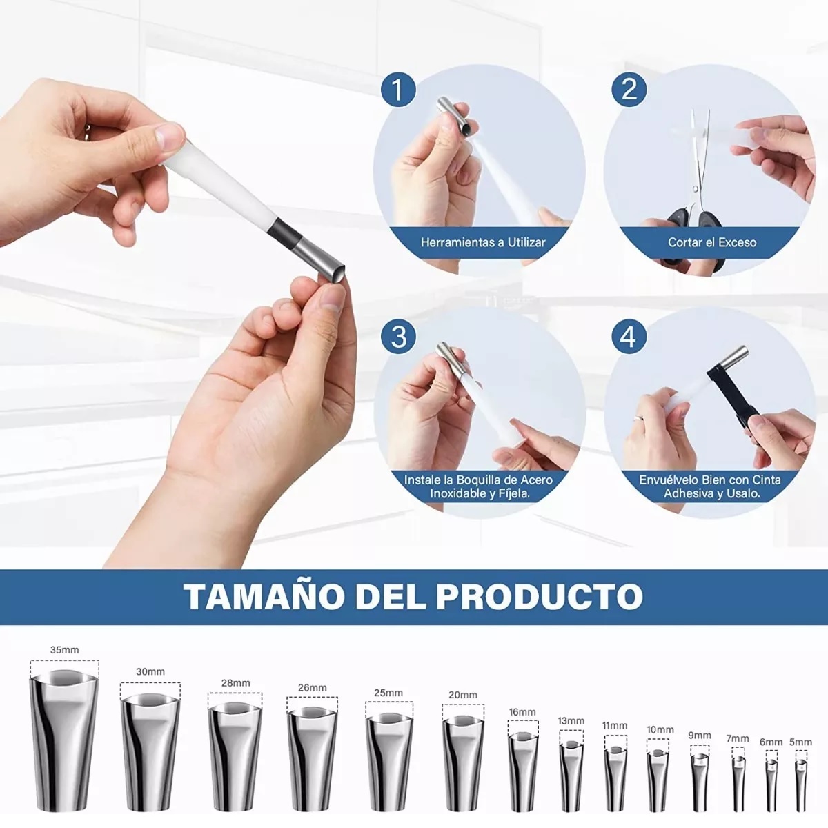 Set Herramientas De Calafateo De Silicona 35 Piezas