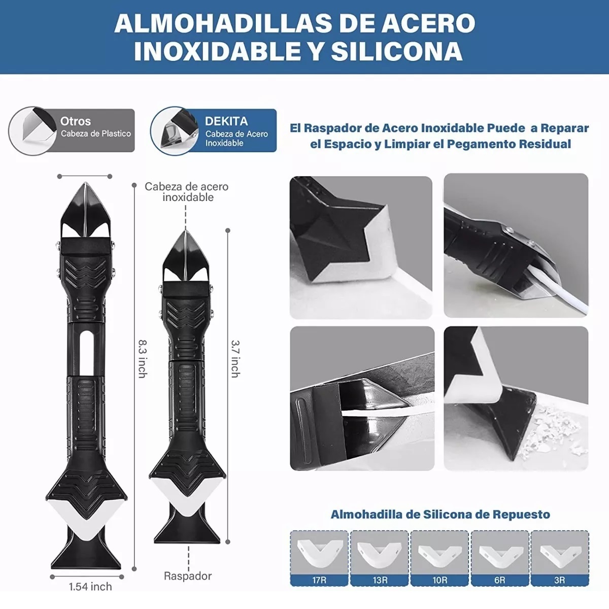 Set Herramientas De Calafateo De Silicona 35 Piezas