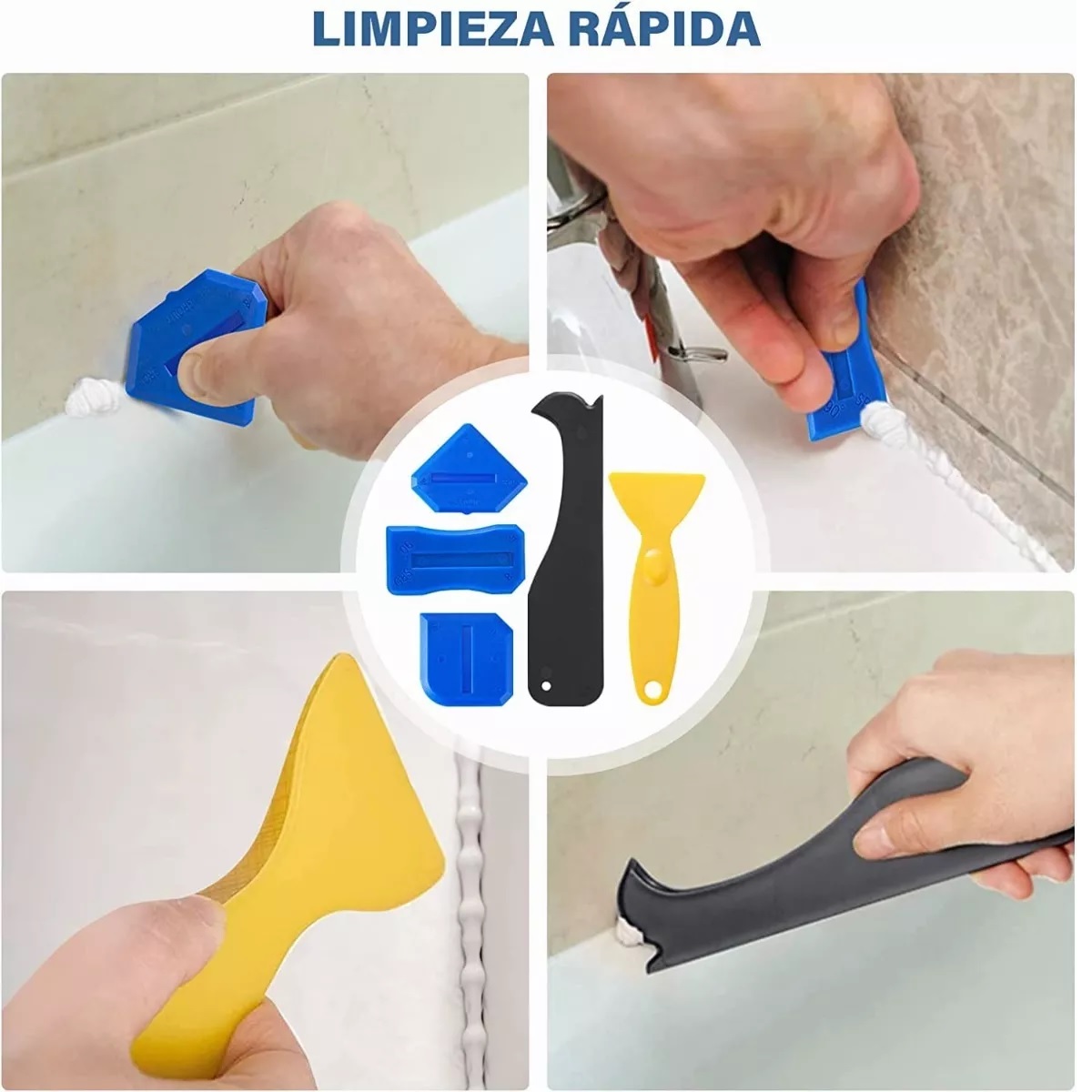 Set Herramientas De Calafateo De Silicona 35 Piezas