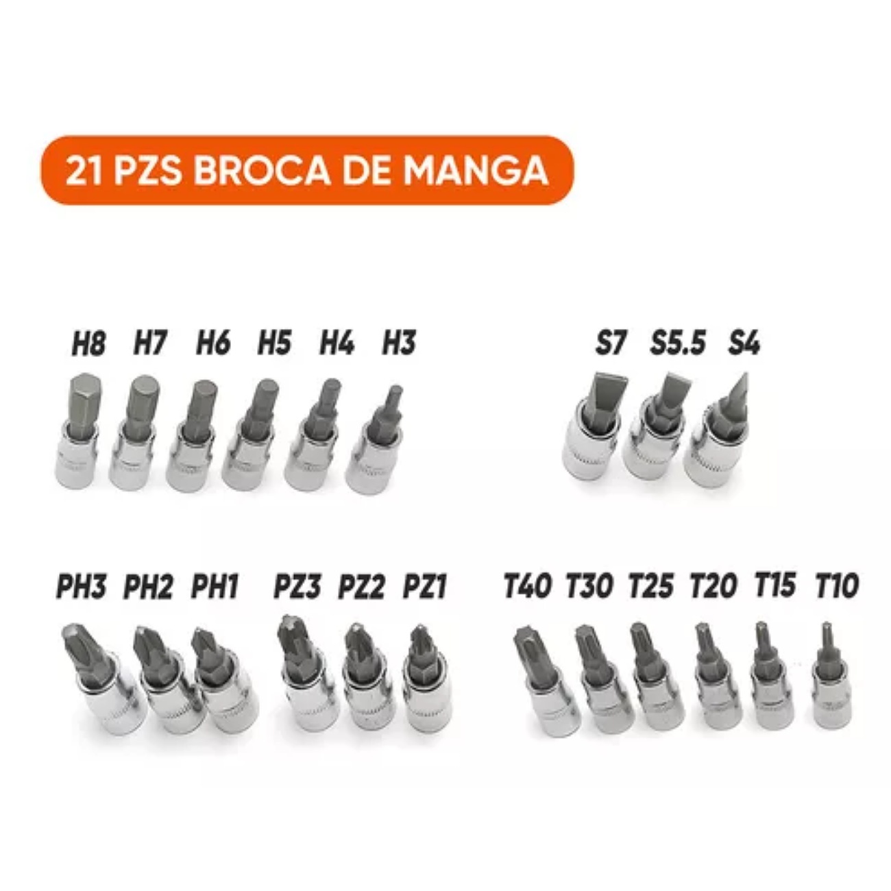 Juego De Herramientas Mecánicas Autocle Dados Acero Kit 46 Color Rojo