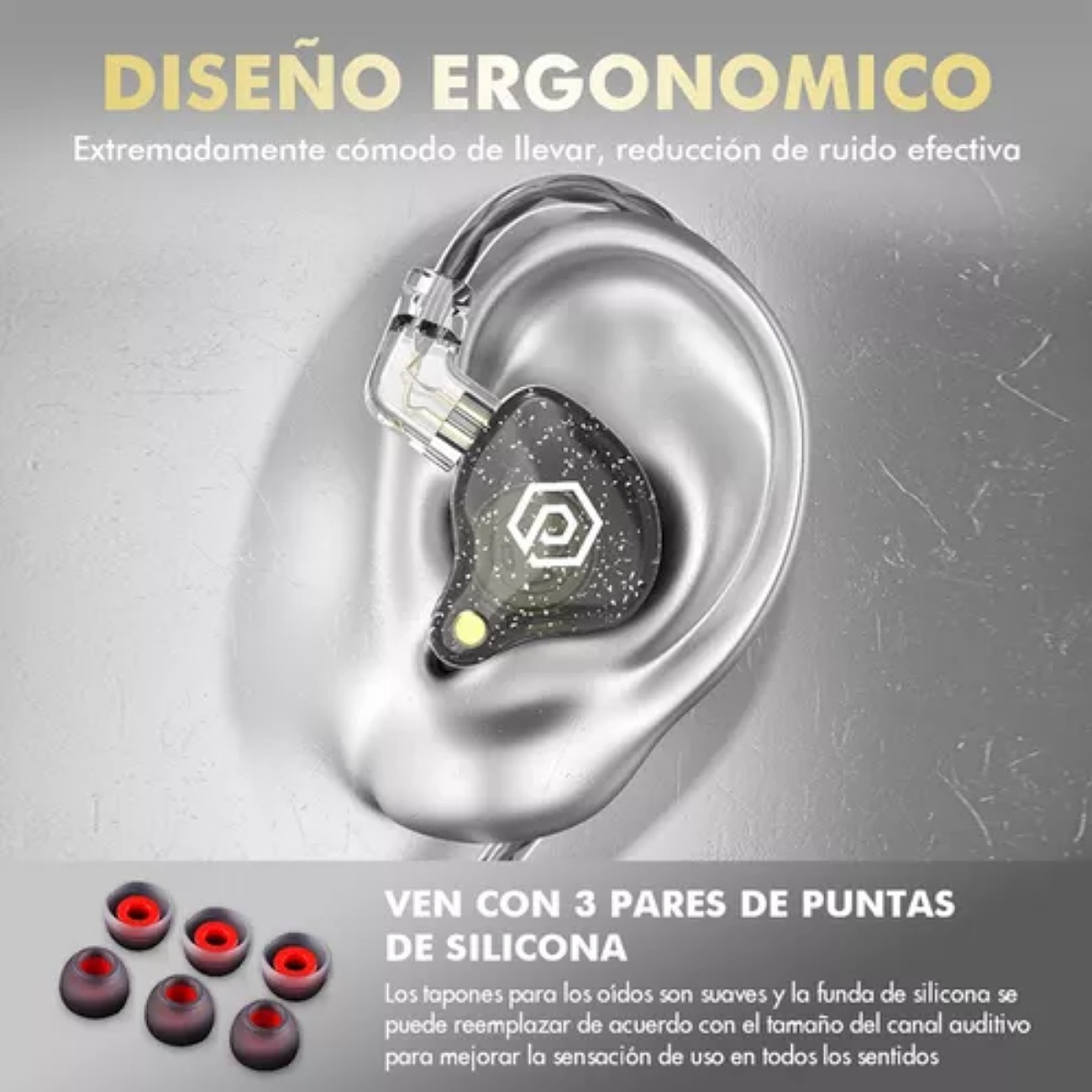 Audífonos in-ear gamer Popcorn BASS X8 PRO violeta