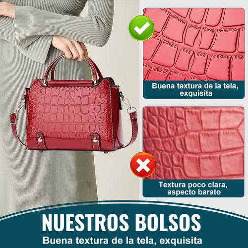 Bolsa Bandolera Mujer Moda Cartera Crossbody Tote Hombro