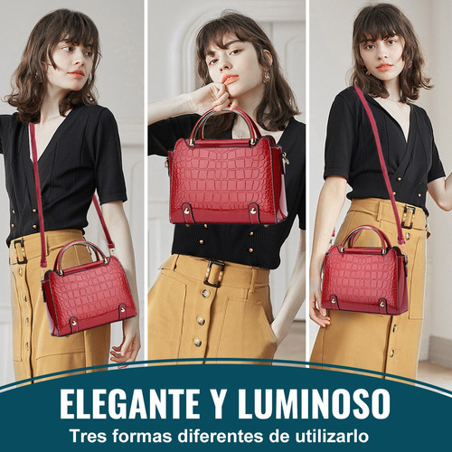 Bolsa Bandolera Mujer Moda Cartera Crossbody Tote Hombro