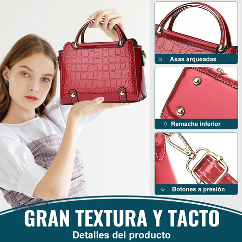 Bolsa Bandolera Mujer Moda Cartera Crossbody Tote Hombro